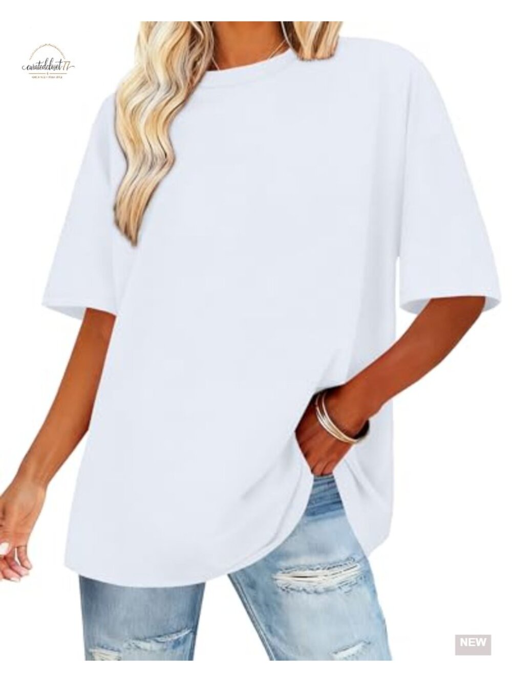 Womens Oversized Graphic Tee Loose Fit Casual Summer Top Breathable Soft